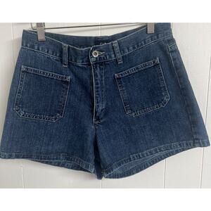 EUC Gap Womens Blue Cotton Size 8 Denim Style Shorts 3” Inseam Super Cute‎